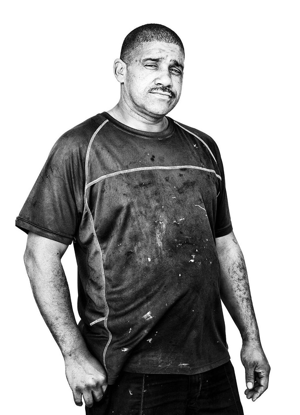 Portrait of Melkom, my head mechanic in Grassy park.