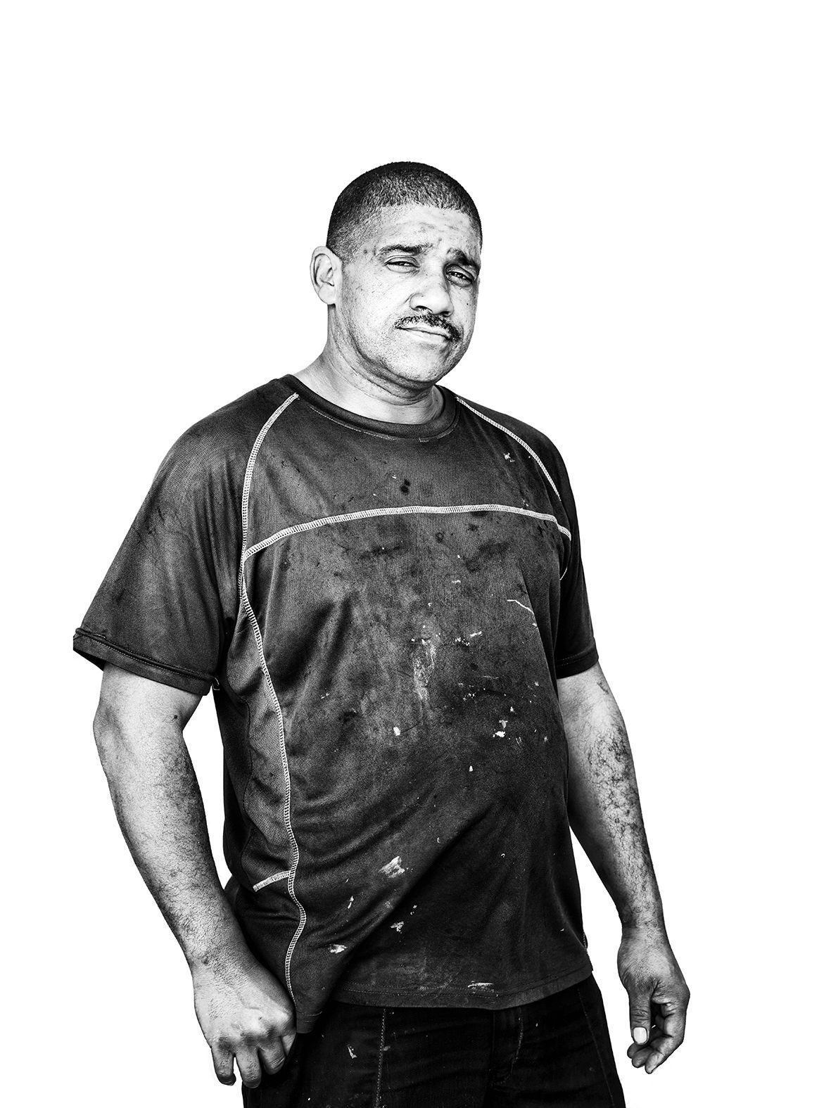 Portrait of Melkom, my head mechanic in Grassy park.